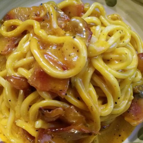 UMBRICHELLI ALLA CARBONARA BY RISTORIA DEI MONALDESCHI